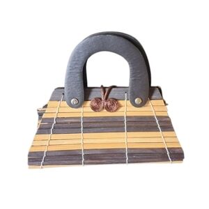 Stylish Black and Tan Handbag